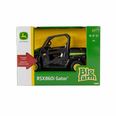 TOMY John Deere Big Farm Gator Toy Black/Green 46797